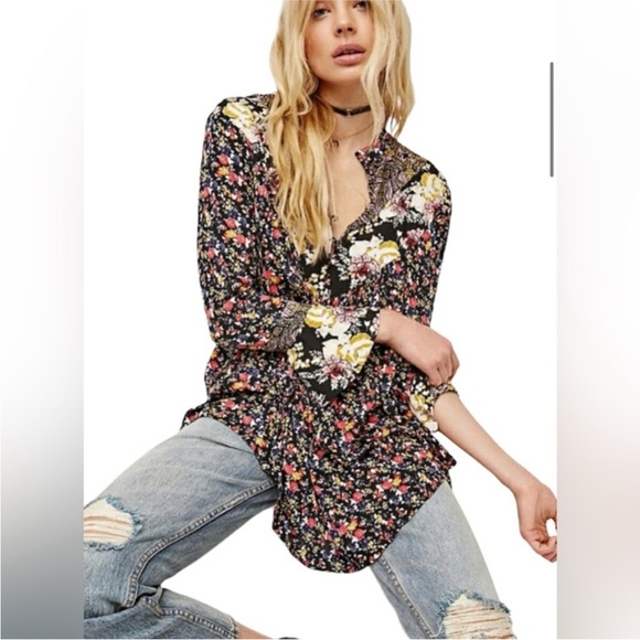 Free People Wildflower Fields Tunic Large - Picture 6 of 13
